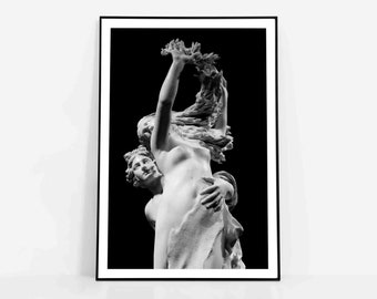 Apollo and Daphne Print: Bernini Sculpture, Greek Mythology Wall Art