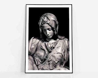 The Pieta Michelangelo Poster: Renaissance Wall Art Print