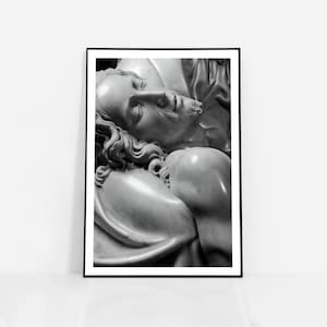 The Pieta Poster The Renaissance Prints Michelangelo Wall Art | Sculpture Artwork Italian Artist| Minimalist Aesthetic Decor