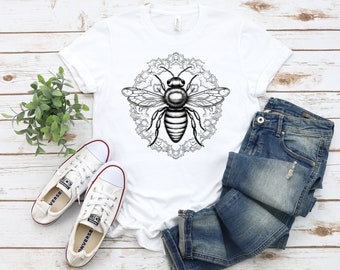 Bee T-shirt, Beekeeper Shirt,Vintage Bee Shirt, Insect Shirts, Earth Day Shirts, Beekeeper Gift, Bee Lover Shirt,Save the Bees Shirt,Bee Tee
