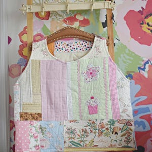 Haut courtepointe / Haut patchwork vintage / Haut fabriqué à partir d'une vieille courtepointe
