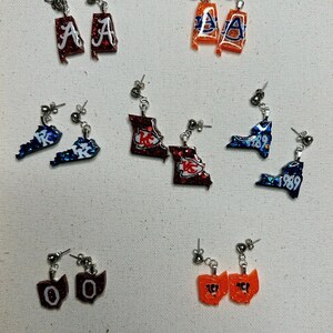 Team Football earrings