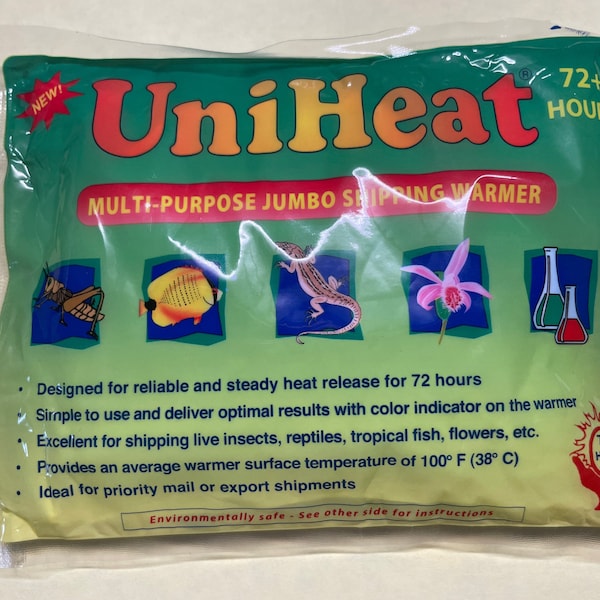 72 Hour Heat Pack for Shipping Live Plants, Add-On For Plant Order Only, Heat Pack cacti