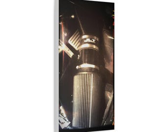 Admisión del motor wFramelog Fotografía Lienzo mate