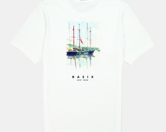 Camiseta Basix New York Marina