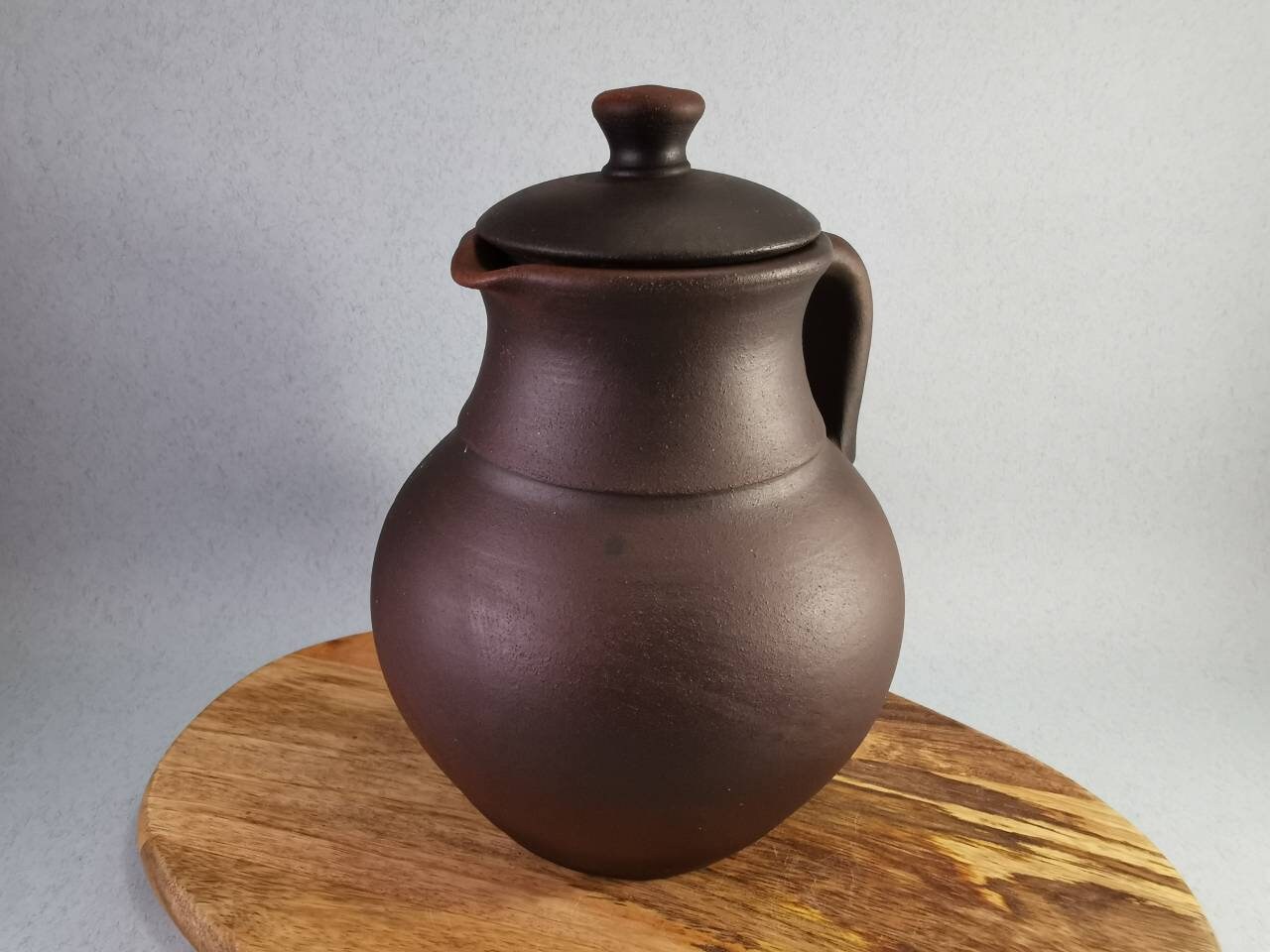 Ceramic pitcher with lid Pottery handmade water pitcher Etsy