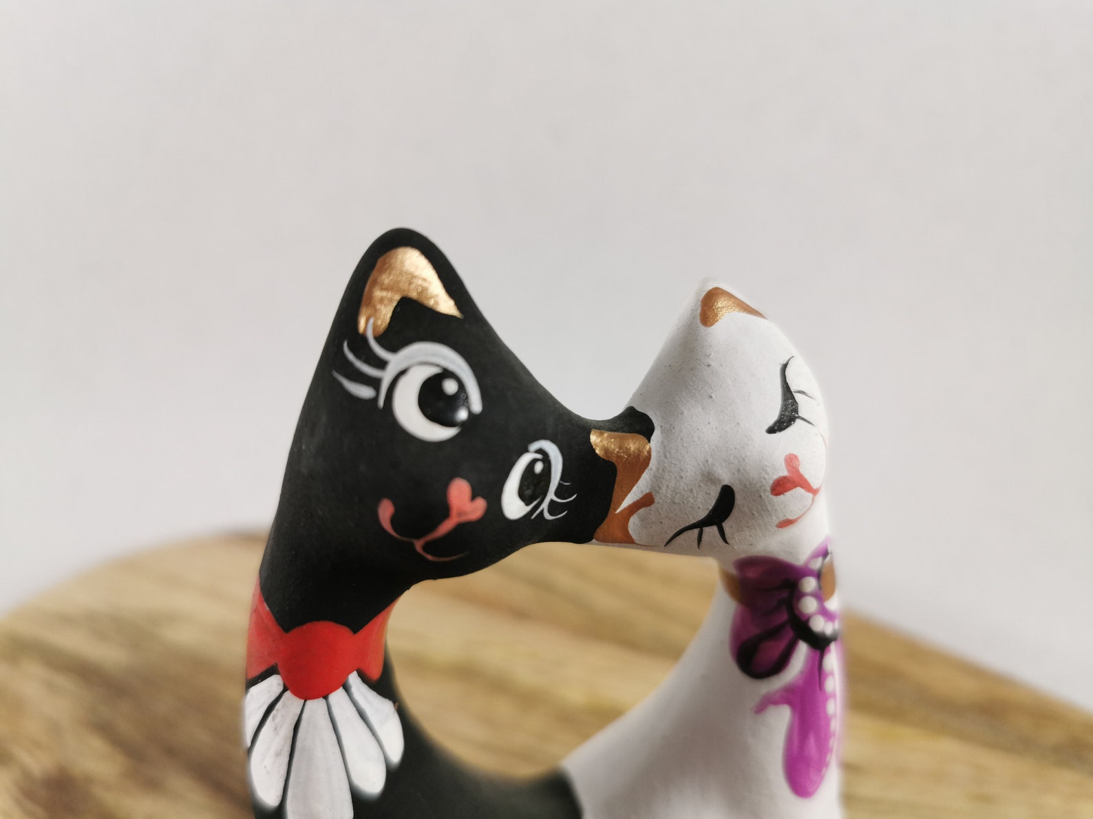 Tuxedo cat statue for gifts for cat lovers Etsy