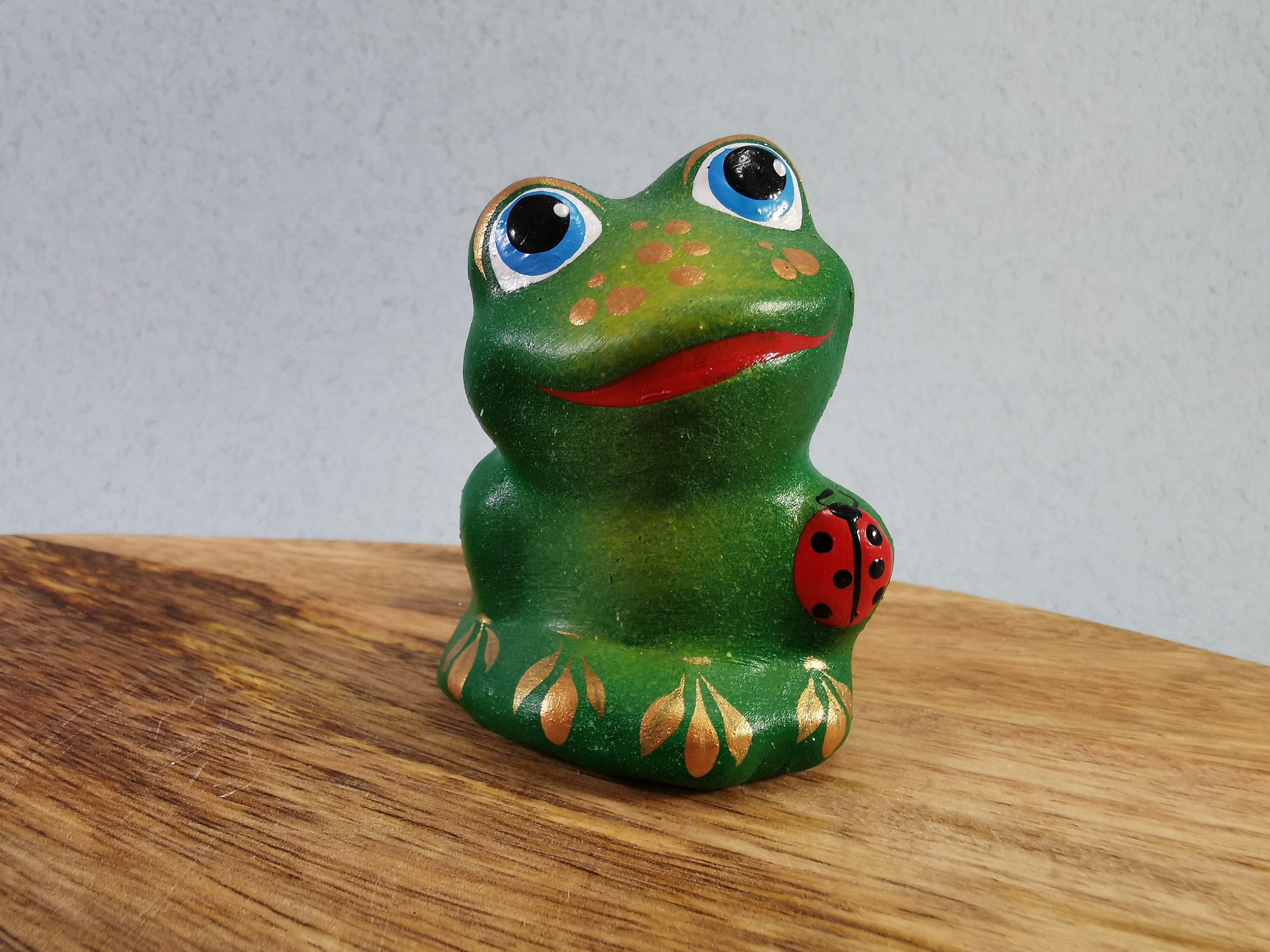 Ceramic frog figurine Amphibian decor Clay whistle Pottery | Etsy