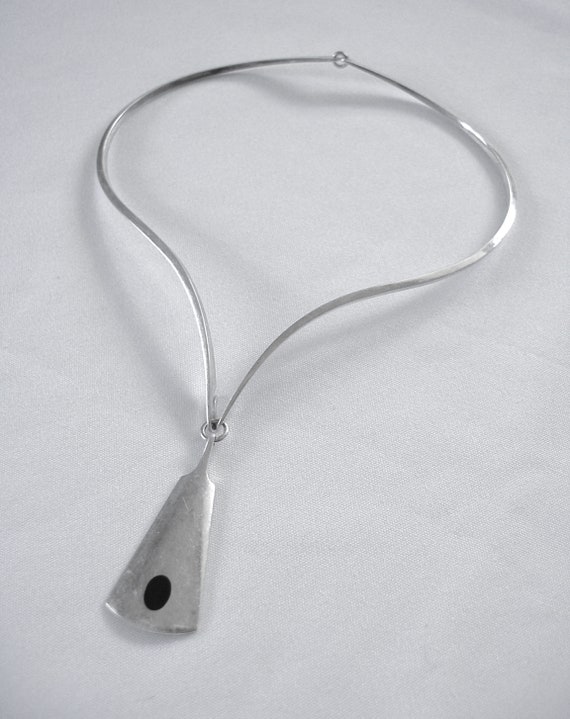 HANS HANSEN Original Sterling Silver Pendant Necklace - Etsy