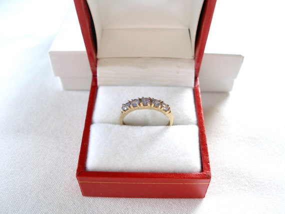 Tanzanite 'Journey'  10k Yellow Gold Ring