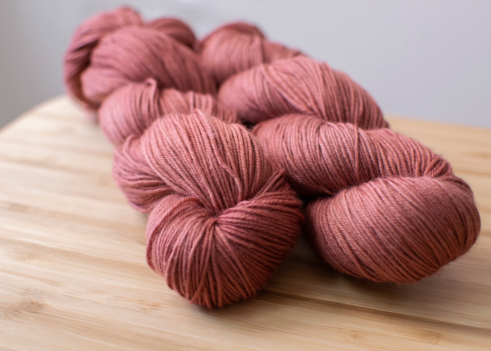 Rosewood Yarn Set of 2 Skeins 75/25 Superwash Merino Etsy