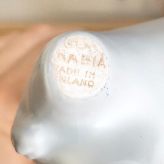 Midcentury Arabia Finland Pottery Giraffe: MCM Vintage Figurine by