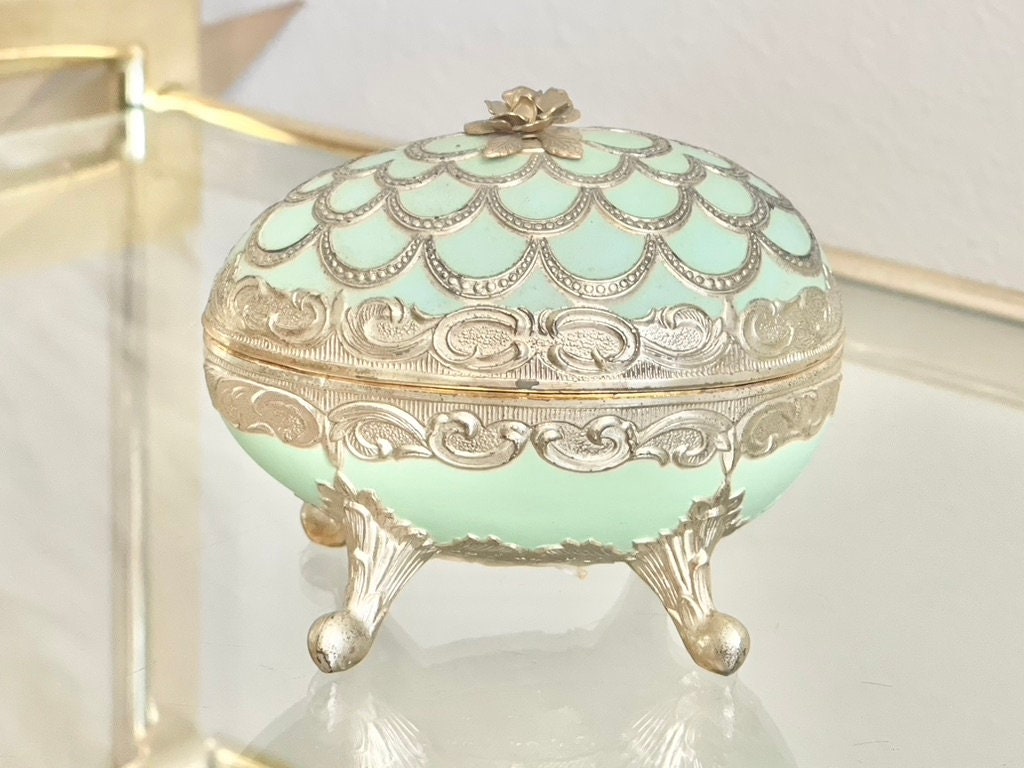 Faberge egg ring holder best sale