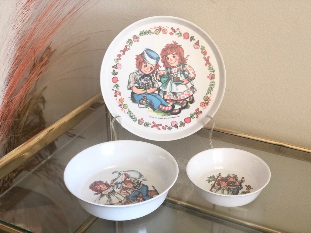 Raggedy Ann Dishes - Etsy