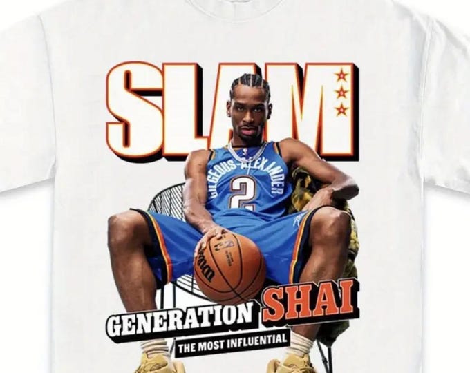 Shai Gilgeous Alexander Slam Cover Tee