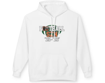 Football Season Fleece Hoodie: Cozy Unisex Sweatshirt for Sports Lovers