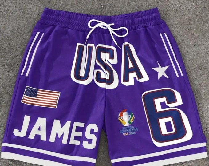 LeBron James USA Shorts