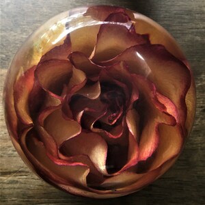 Memorial Preservation Paperweight, Funeral Flower Preservation, Memorial Flowers, Memorial Keepsake, Funeral Keepsake, 3.5 inches