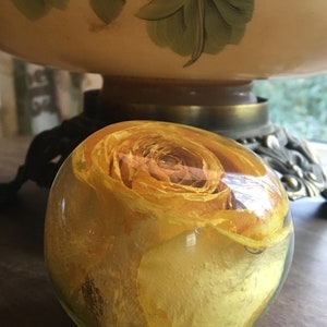 Memorial Preservation Paperweight, Funeral Flower Preservation, Memorial Flowers, Memorial Keepsake, 3 inches