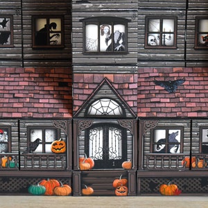 Printable Halloween Haunted House Countdown Advent Calendar image 3