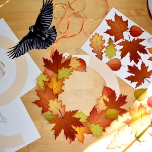 Printable Autumn Fall Wreath image 7