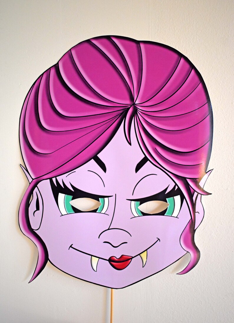 Printable Monster Face Masks/photo Props Etsy