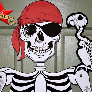 Printable Skeleton decoration & Pirate Skeleton Decoration