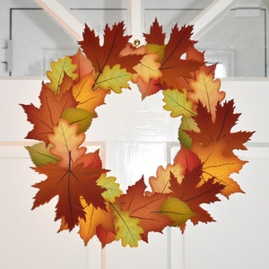 Printable Autumn Fall Wreath image 2