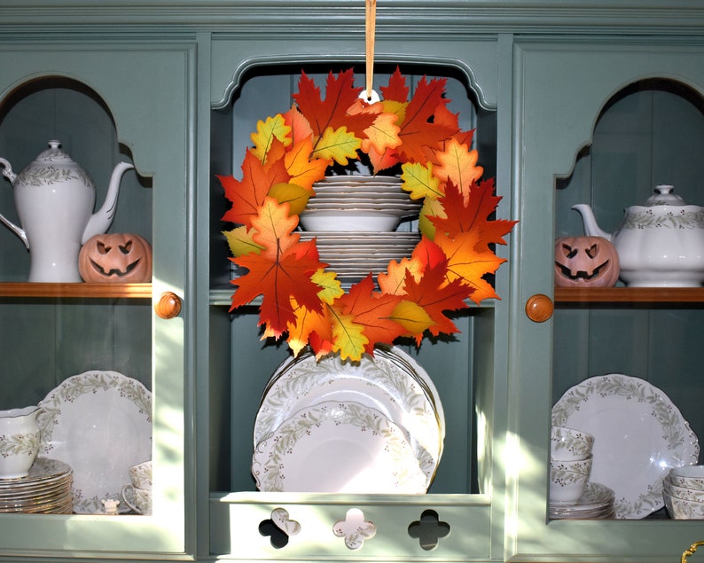 Printable Autumn Fall Wreath image 1