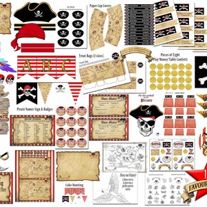 Printable Pirate Party Pack