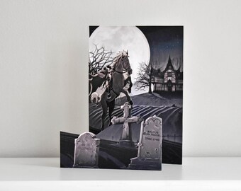 Printable Sleepy Hollow Halloween Greeting Card