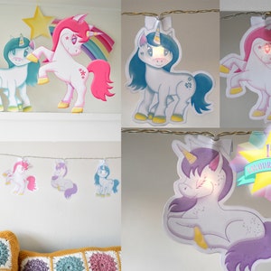 Printable Unicorn Light Covers