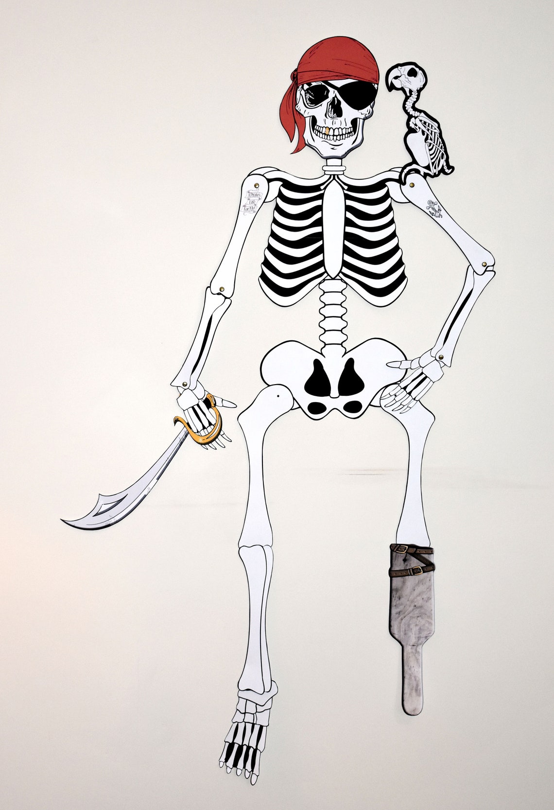 Printable Skeleton Decoration &amp; Pirate Skeleton Decoration - Etsy