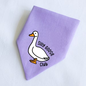Silly Goose Club Pet Bandana | Dog & Cat Accessory