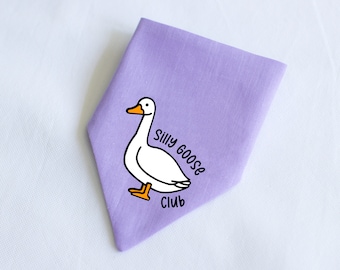 Silly Goose Club Pet Bandana | Dog & Cat Accessory