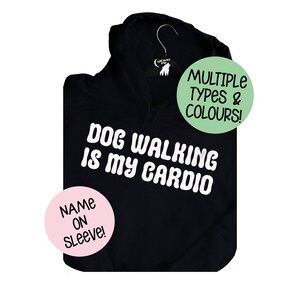 Dog Walking Cardio Clothing | Multiple colours | Hoodie and T-shirt