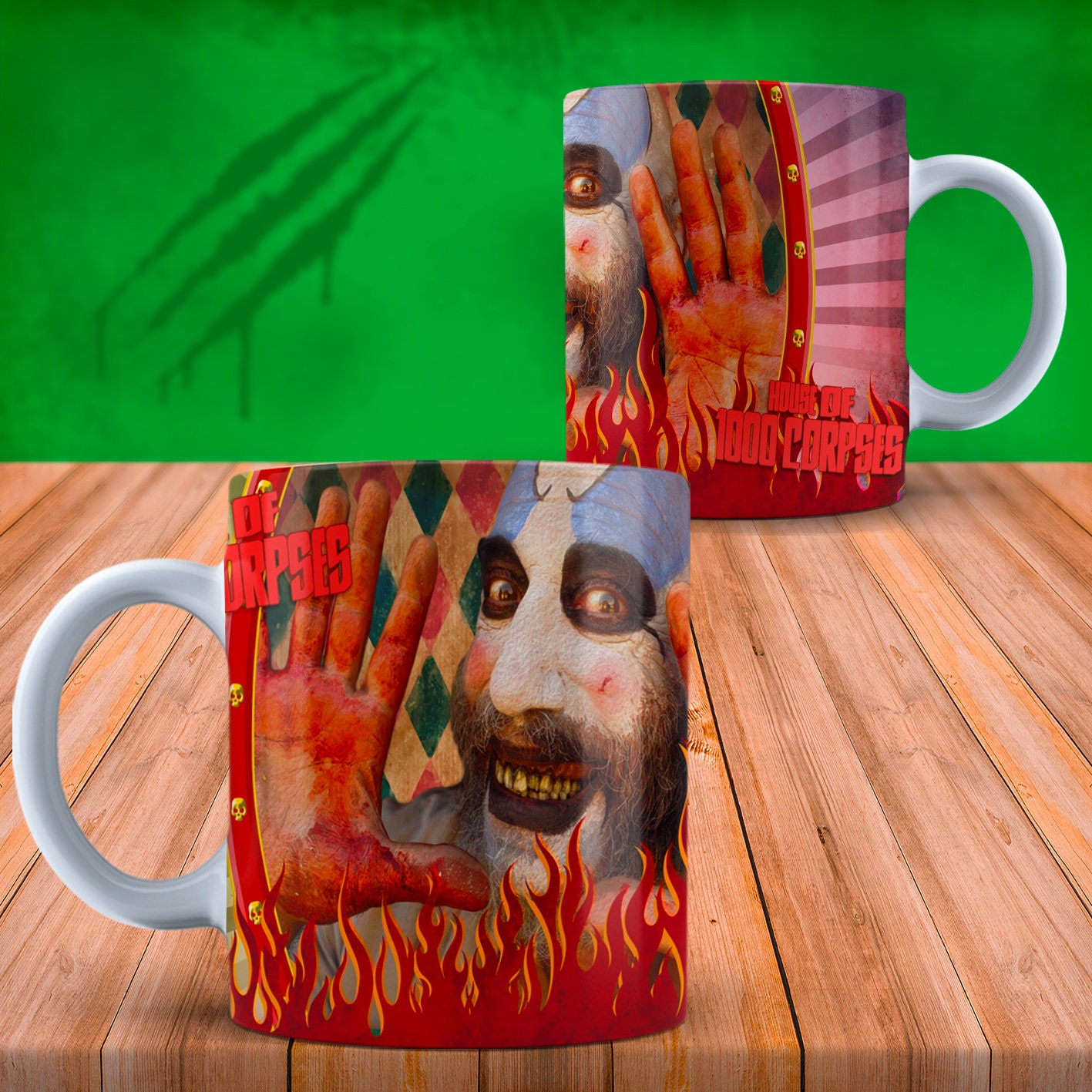 Choice of Eight Horror Coffee/Tea 11oz Mug Different Designs Etsy