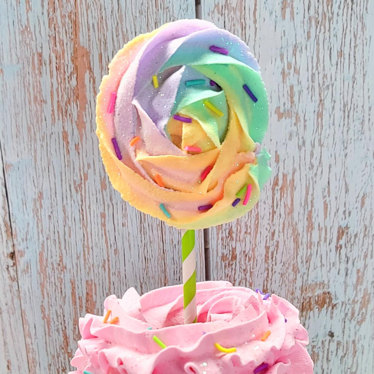 Faux Meringue Lollipop