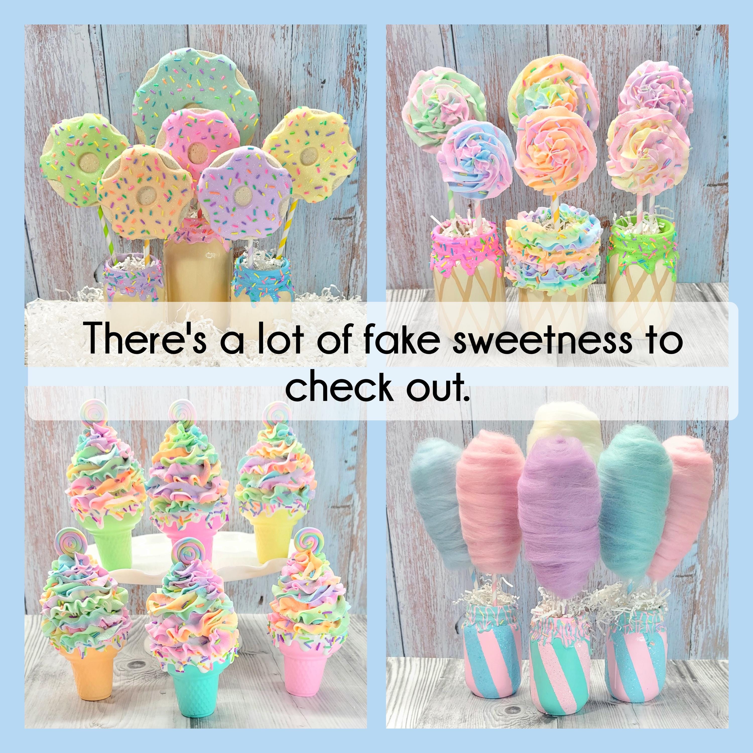 Faux Meringue Lollipop