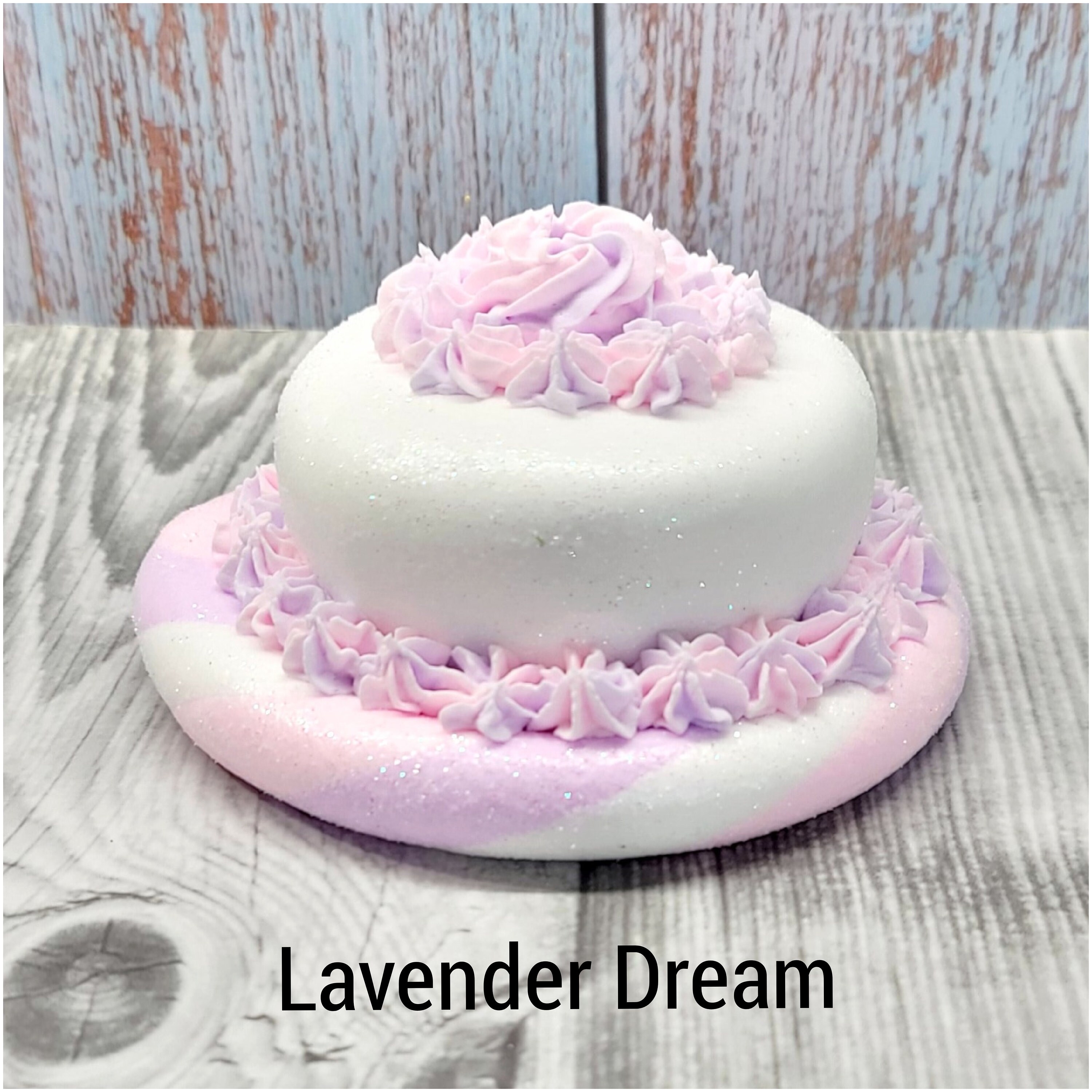 Faux Cotton Candy With Charming Stand