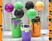 Fake Halloween lollipops for Halloween décor, centerpiece or wreath attachment