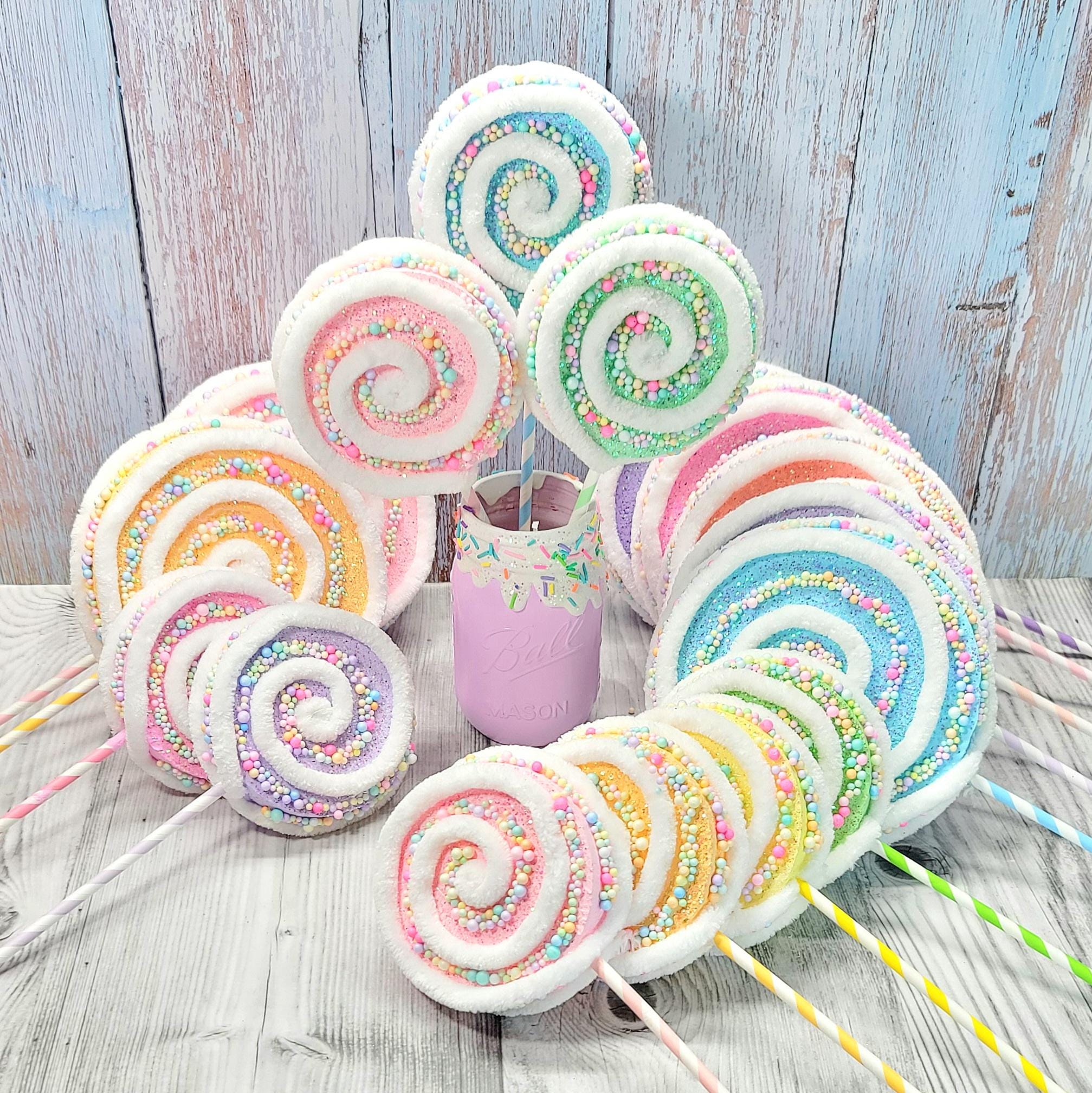 XL and Large Fake Lollipop