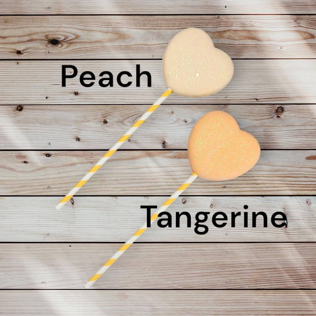 Candy Heart lollipops