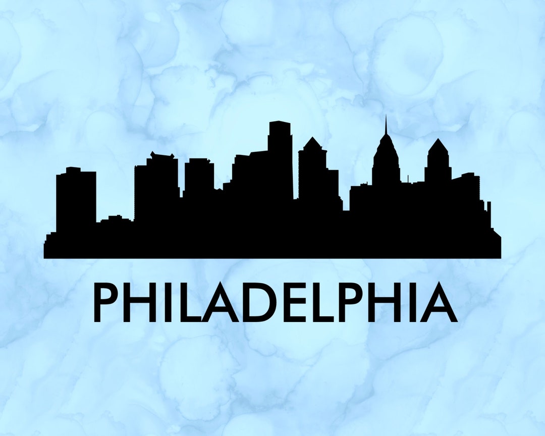 Philadelphia, Pennsylvania Skyline Decal - Etsy