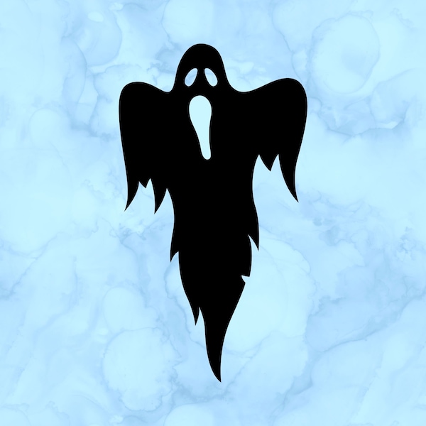 Ghost Wall Decal Etsy