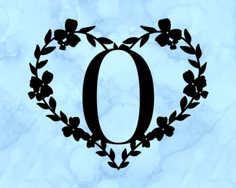 Heart number 0 decal