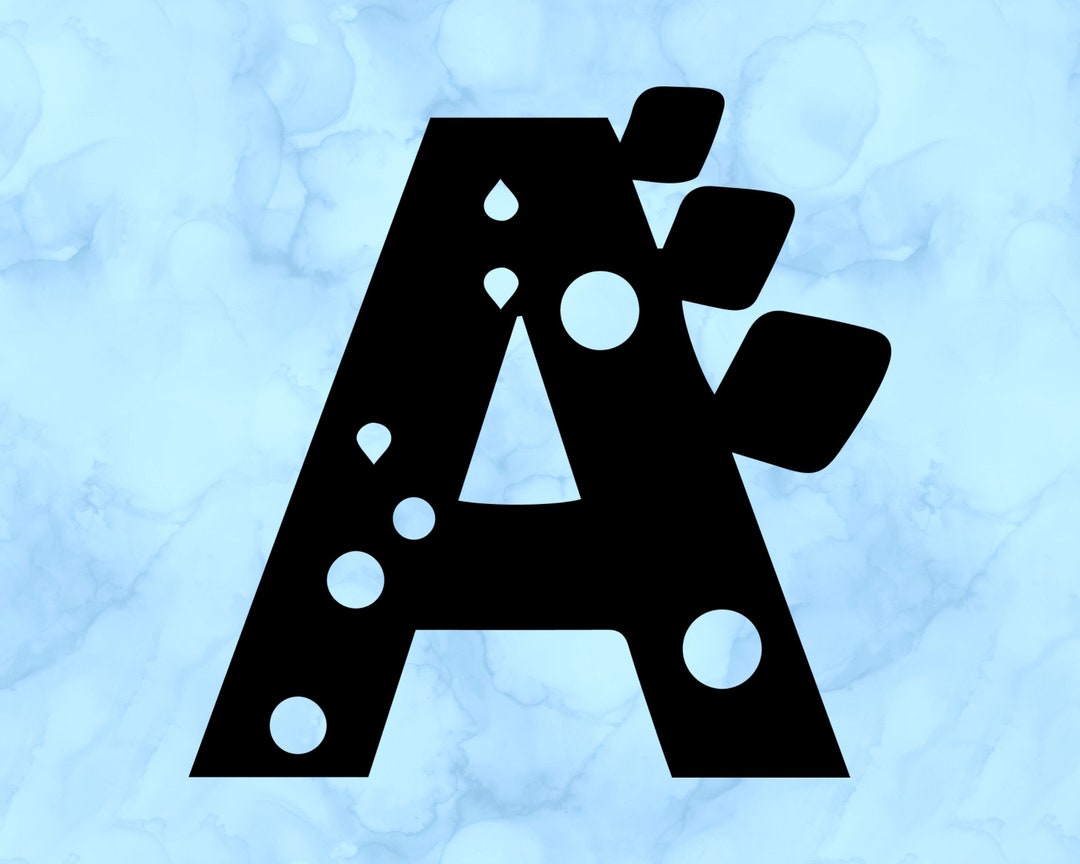 Dinosaur Letter A Decal - Etsy