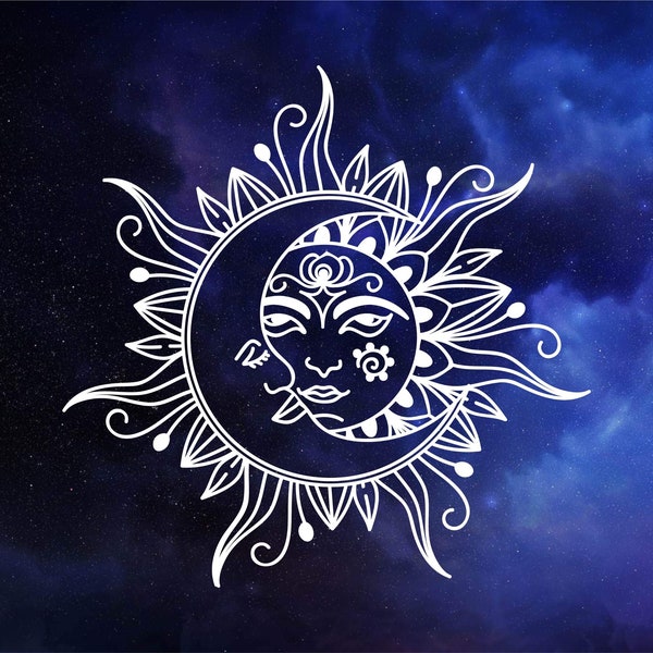 Sun Decal - Etsy
