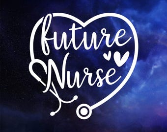 Future nurse decal