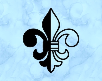 Fleur de lis decal